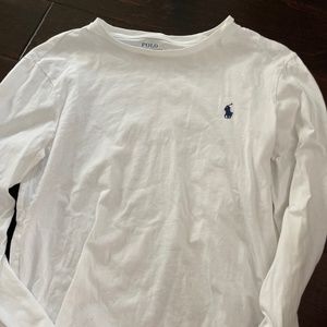 Polo Ralph Lauren long-sleeved slim fit white shirt (XS)